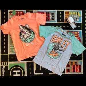 Hurley Tshirts, size 6. BUNDLE